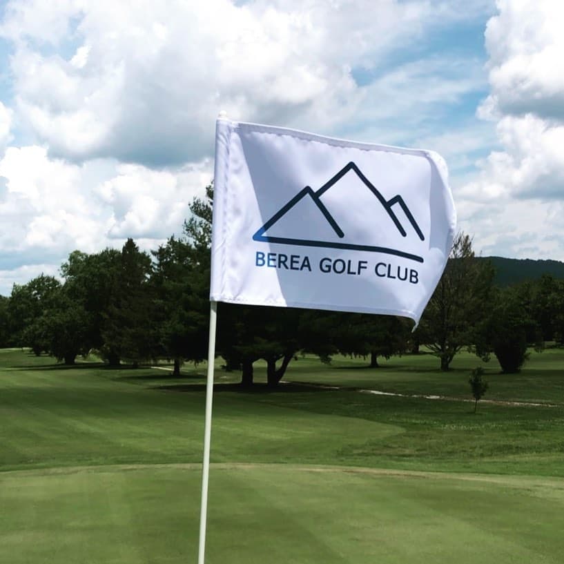 Flag on the green at Berea Golf Club